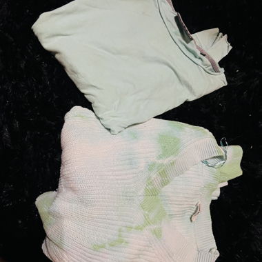 Elbsand Oberteil und Strickpullover