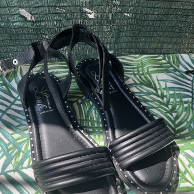 Sandalette en similicuir 