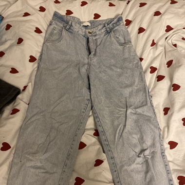 Bright Blue Balloon fit Jeans