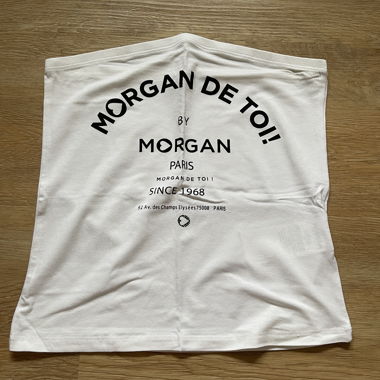 White sleeveless top by Morgan