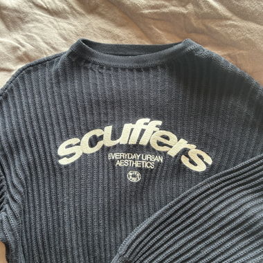 scuffer sweatshirt in blue