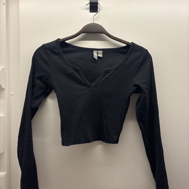Black Long-Sleeve Top ASOS