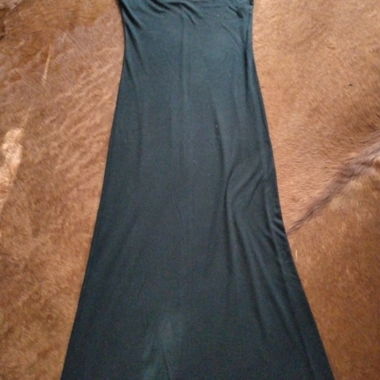Black spaghetti-strap dress by Benetton