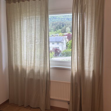 4 Rideaux vert pastel translucides ( H235xL140)