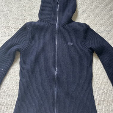 Giacchetto Lacoste, slim fit, lavorato a maglia, ripiegabile