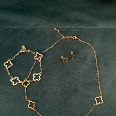 Set di Gioielli a Trifoglio