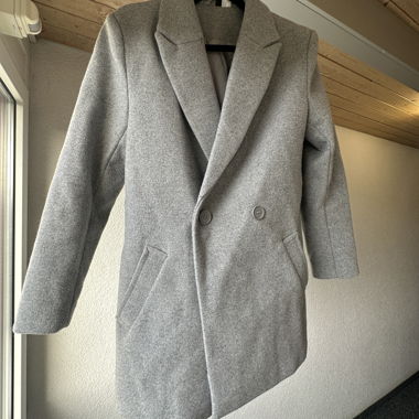 Manteau gris clair