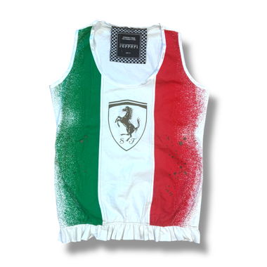 Top Vintage Ferrari Italia Tricolore
