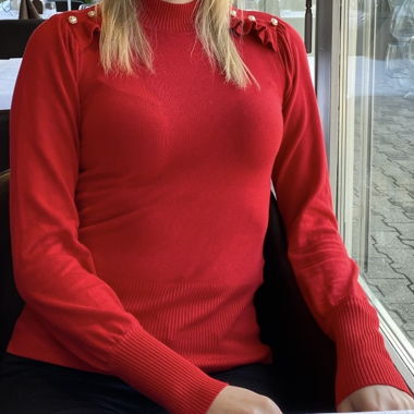 Haut tricot rouge River Island