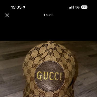 casquette Gucci