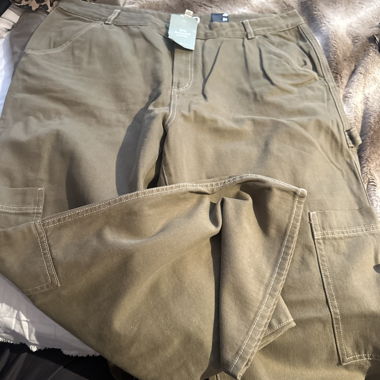 Khaki cargo pants