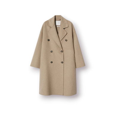 Manteau en laine "fait main" - Oversize - Taille M