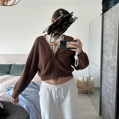 Brauner Cardigan