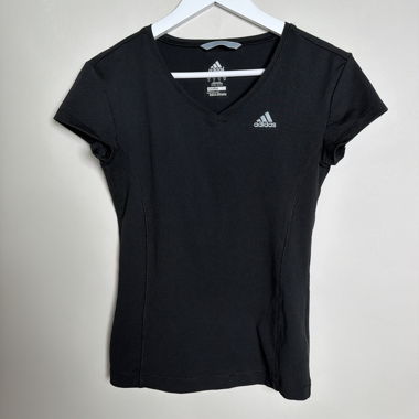 Adidas black sports T-shirt