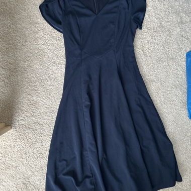 Robe bleu foncé