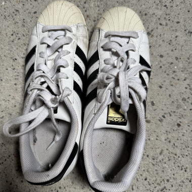 adidas Superstar Sneakers blanc noir Gr. 39⅓