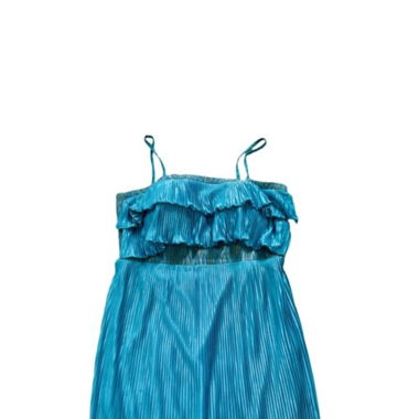 Plissee-Kleid mit Pailletten