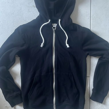 Black Zip Hoodie