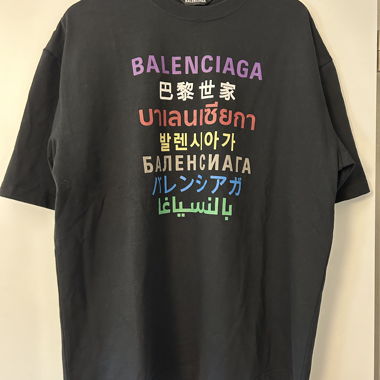 Balenciaga Black T-shirt