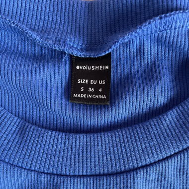Blaues Crop Top🌊🐠