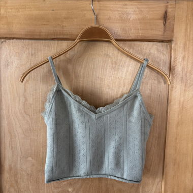 Crop top verde