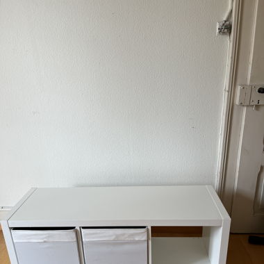 Regal weiss inkl. Kisten weiss!