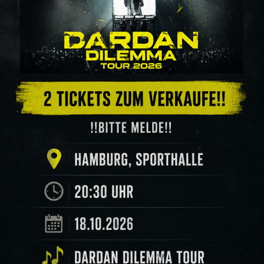 2 Tickets Dardan Tour 2026