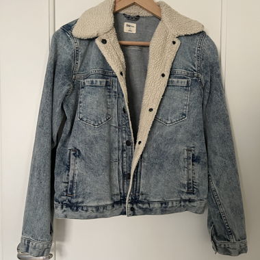 Veste en jean Gap avec doublure en teddy