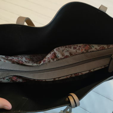 Grande shopper grigia