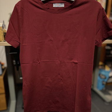 T-shirt bordeaux Red Jack XL (fit S)