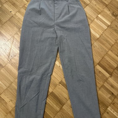 Zara Grey Fabric Trousers