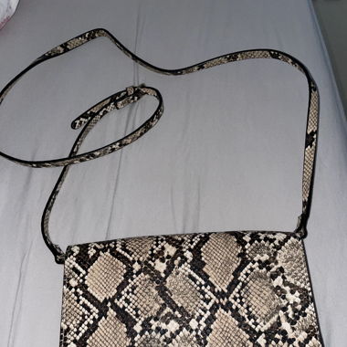 fake python leather bag