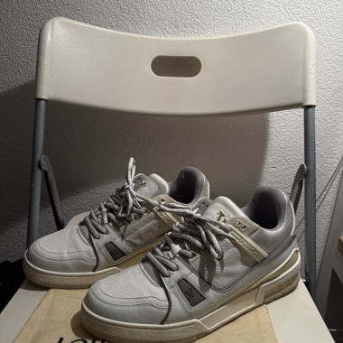 Sneaker Louis Vuitton LV Trainer bianche Gr. 44