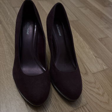 Absatz Schuhe Burgunder