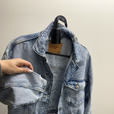 Cropped Jeansjacke 