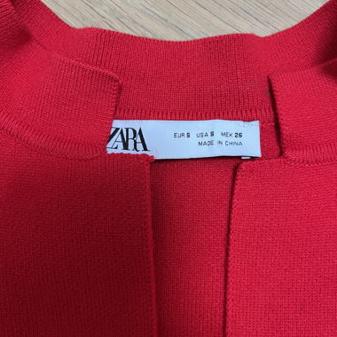 Cardigan Rosso Zara