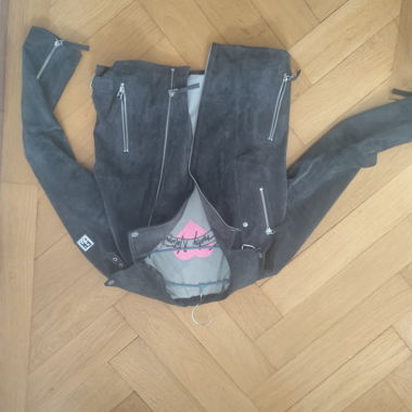Lederjacke (Wildleder)