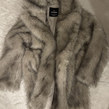 PULL&BEAR Faux Fur Jacket