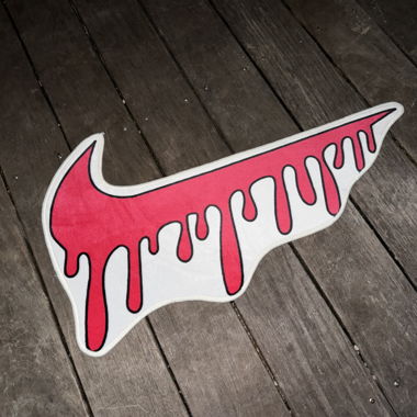 Tapis Nike Drip Swoosh Rose - RUGZER