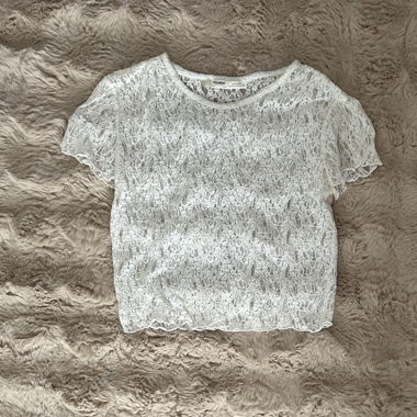 T-shirt dentelle