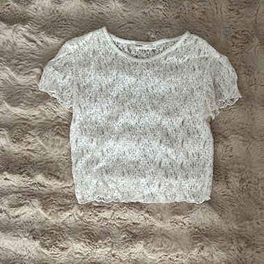 T-shirt dentelle
