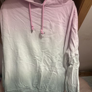 Oversize Hoodie mit Farbverlauf