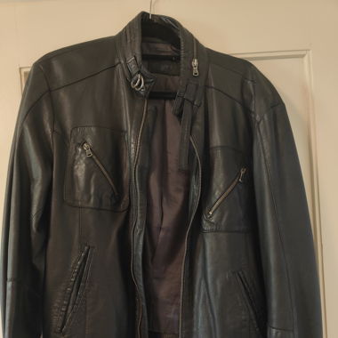 Echte Lederjacke aus Italien XL