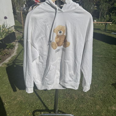 Hoodie Teddy Blanc