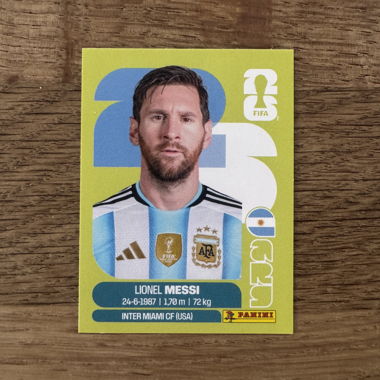 Lionel Messi Panini Sticker WM 2026