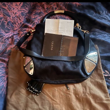 Sac Gucci bambou noir 