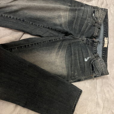 Jean gris/noir taille W26