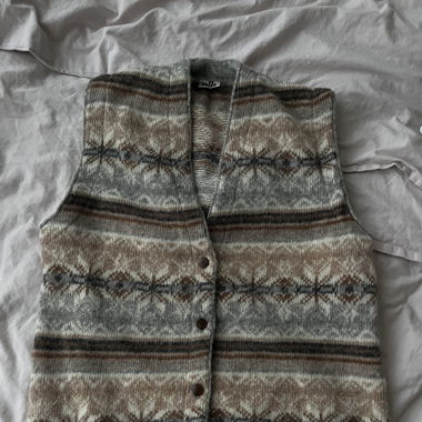 Strickweste Isländische Wolle