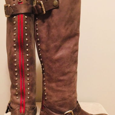 Stivali in pelle Steve Madden Lynxx (leder stiefel)