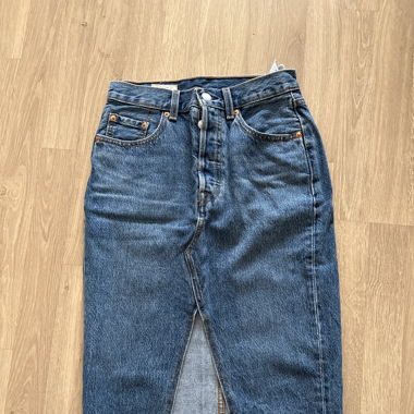 Jupe longue en jeans